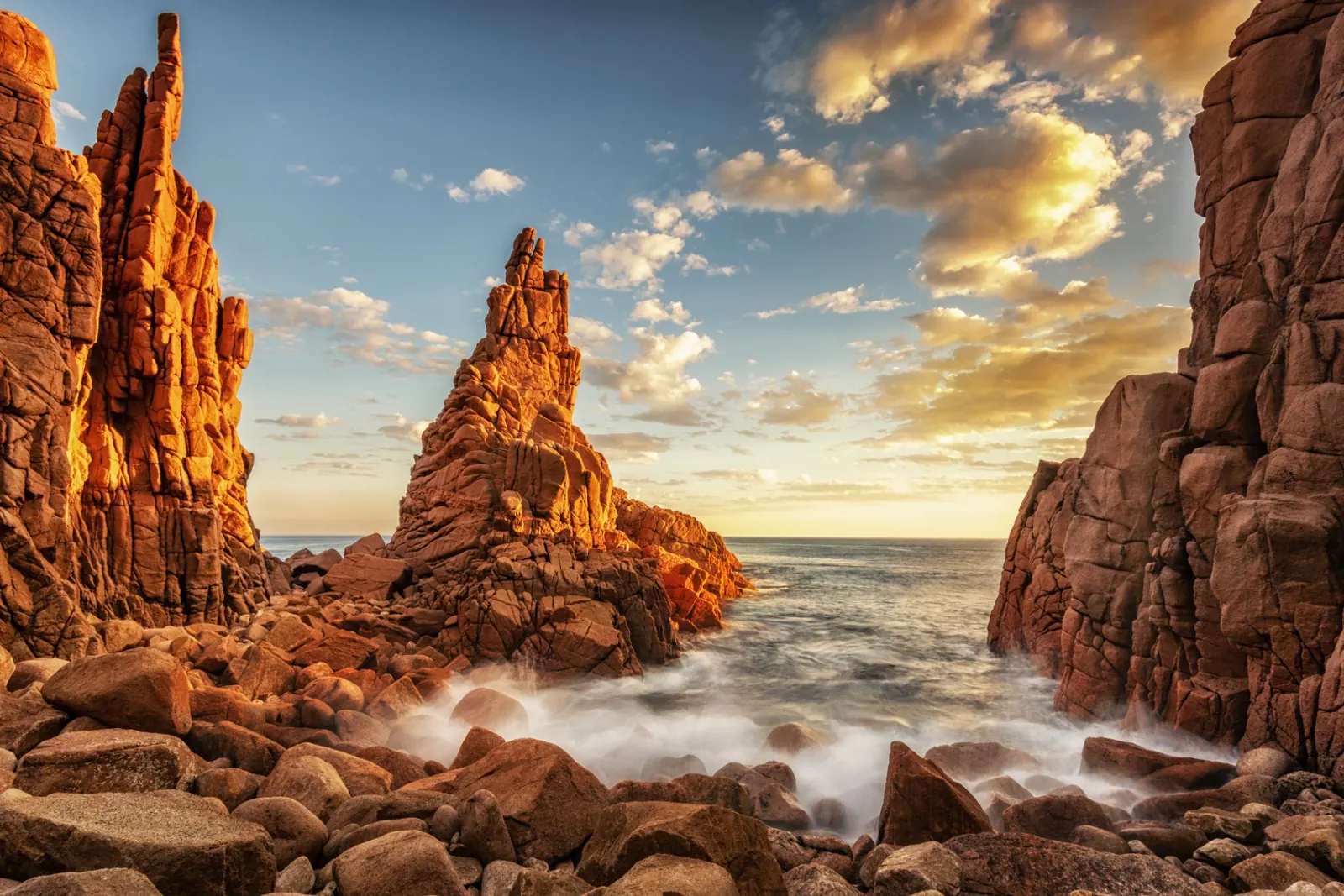 The Pinnacles rock formations at Cape Woolamai.